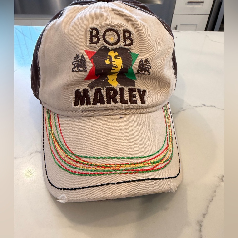 Brown Bob Marley Cap